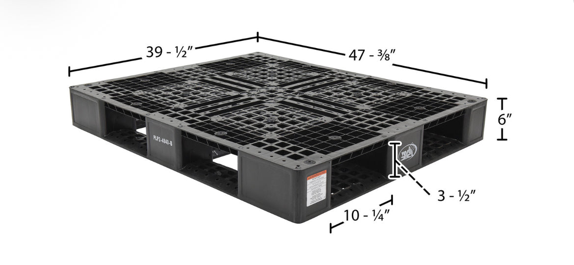 Heavy Duty 48x40 Plastic Pallet